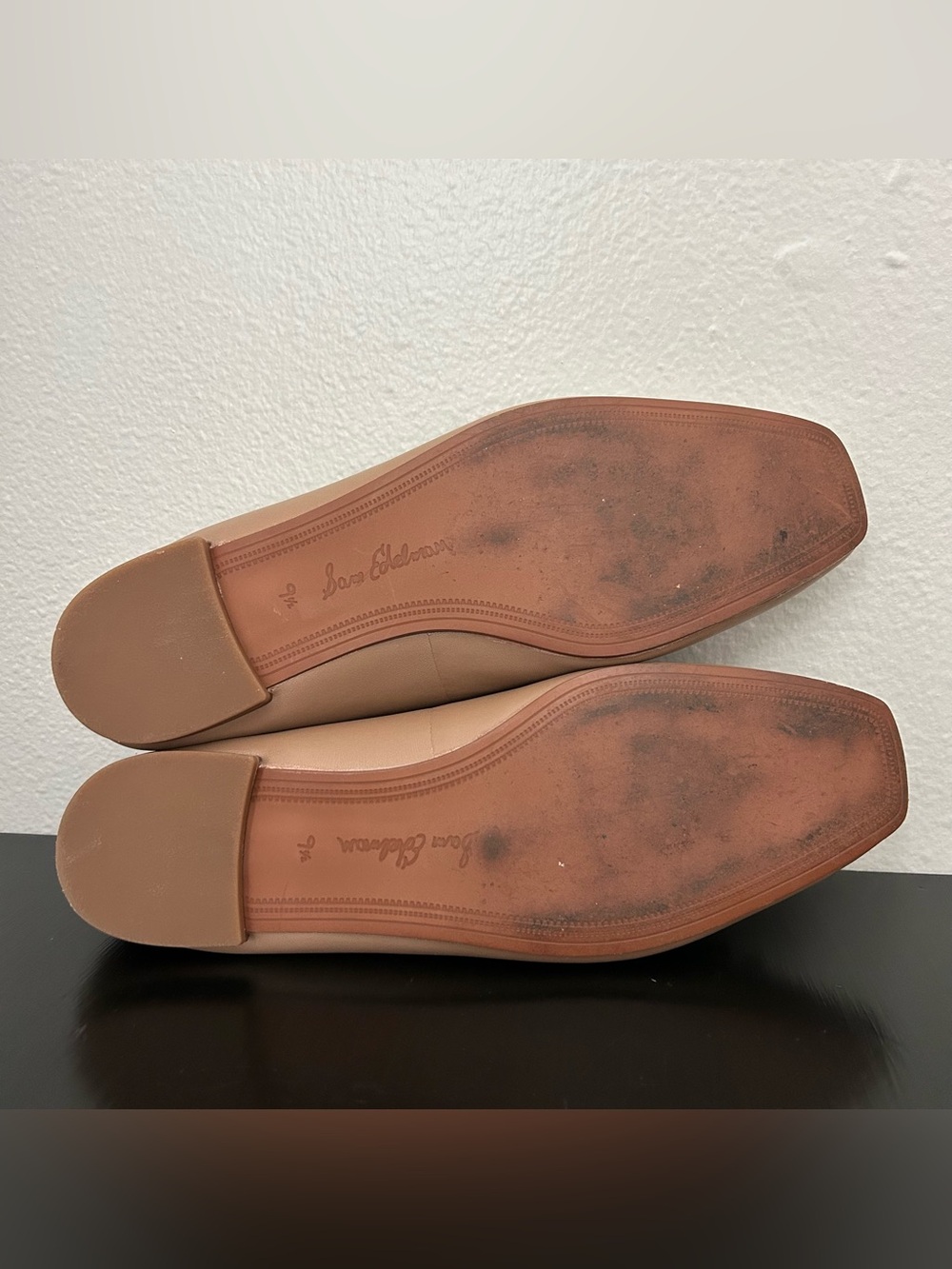 Sam Edelman Alie Ballerina Slip-On Ballet Flats Size 9.5 French Sand Leather Tan - Picture 10 of 11